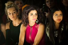 Marina Diamandis sitting front row